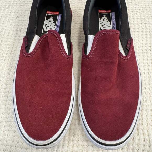 Vans Skate Slip-On Port & Black PopCush Suede - Picture 1 of 5